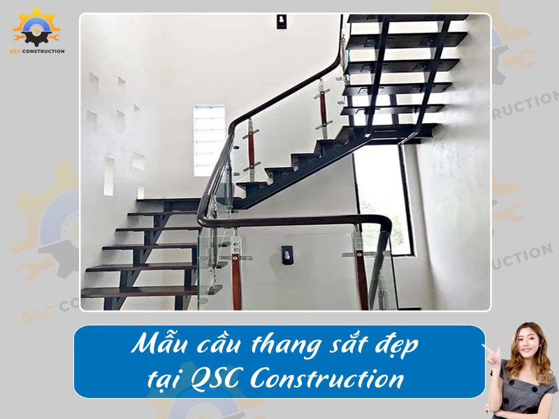 Báo giá, thi công cầu thang sắt tại Hà Nội giá tốt [200+ mẫu mới]