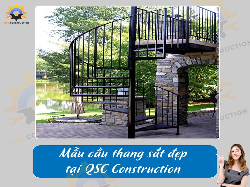 Báo giá, thi công cầu thang sắt tại Hà Nội giá tốt [200+ mẫu mới]