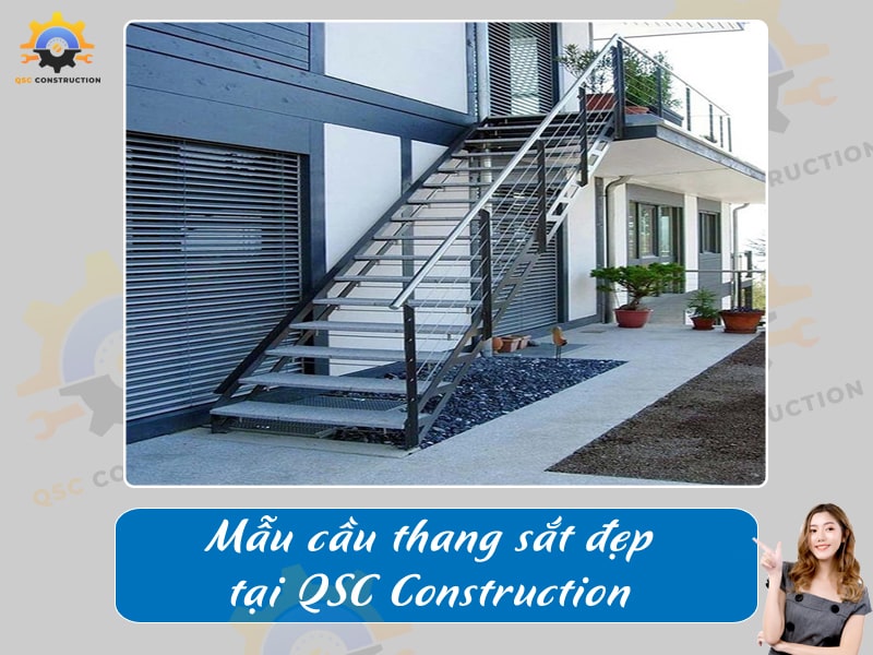 Báo giá, thi công cầu thang sắt tại Hà Nội giá tốt [200+ mẫu mới]