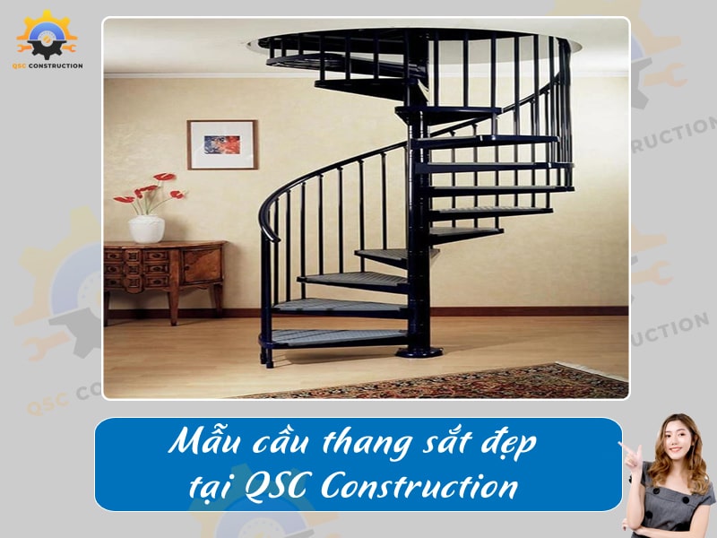 Báo giá, thi công cầu thang sắt tại Hà Nội giá tốt [200+ mẫu mới]