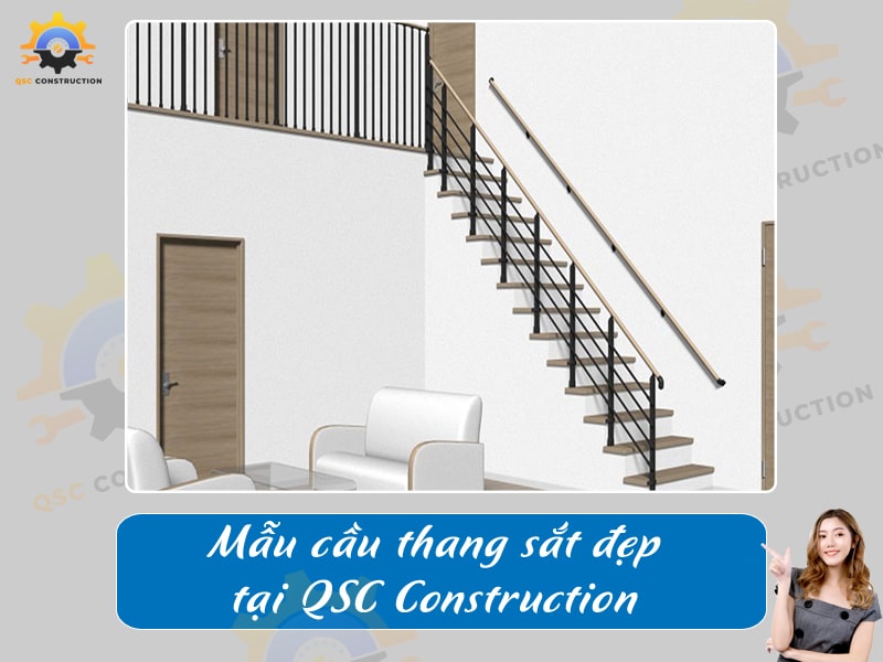 Báo giá, thi công cầu thang sắt tại Hà Nội giá tốt [200+ mẫu mới]