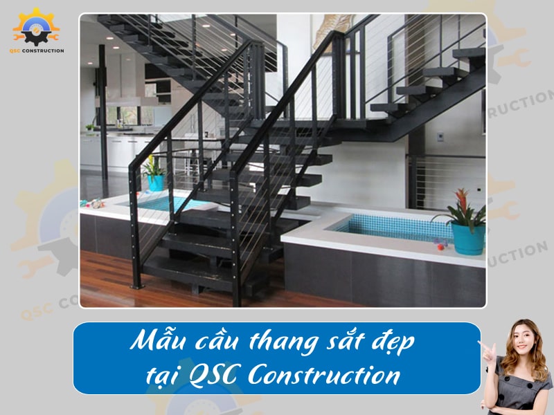 Báo giá, thi công cầu thang sắt tại Hà Nội giá tốt [200+ mẫu mới]