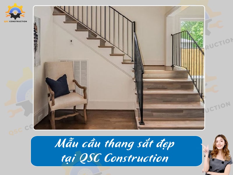 Báo giá, thi công cầu thang sắt tại Hà Nội giá tốt [200+ mẫu mới]
