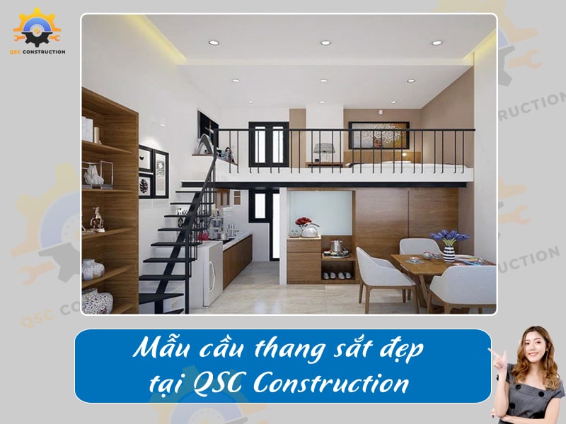 Báo giá, thi công cầu thang sắt tại Hà Nội giá tốt [200+ mẫu mới]