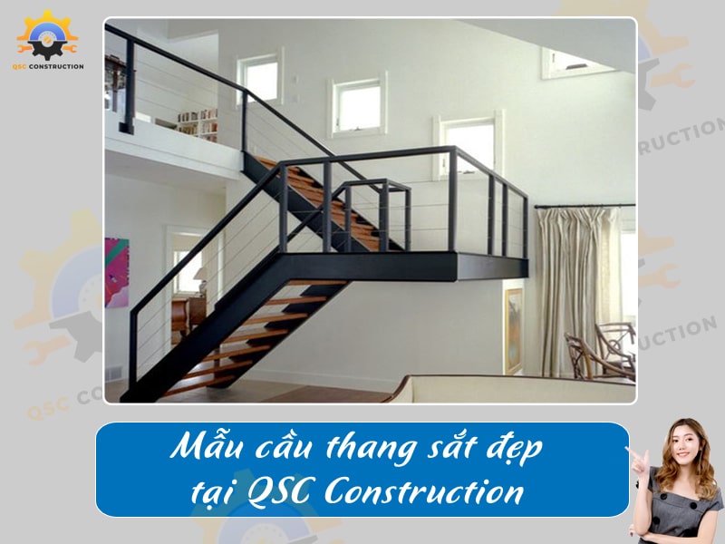 Báo giá, thi công cầu thang sắt tại Hà Nội giá tốt [200+ mẫu mới]