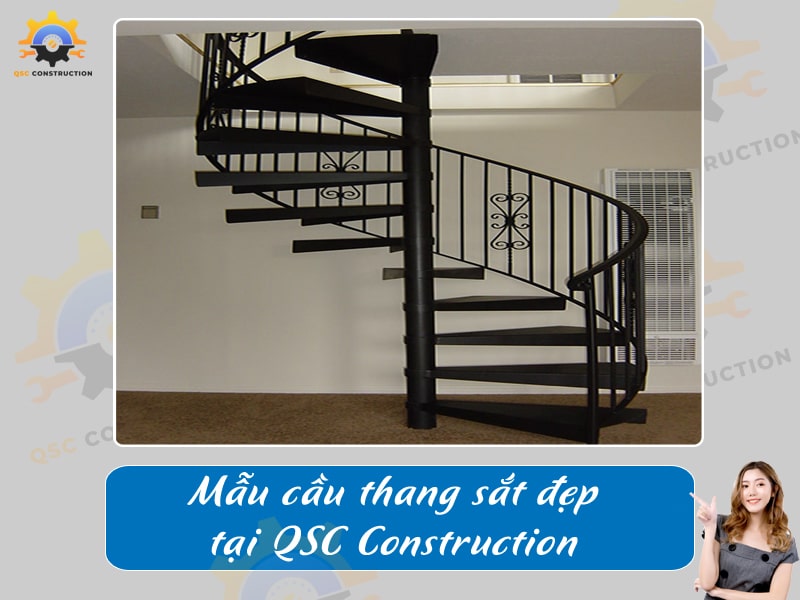 Báo giá, thi công cầu thang sắt tại Hà Nội giá tốt [200+ mẫu mới]