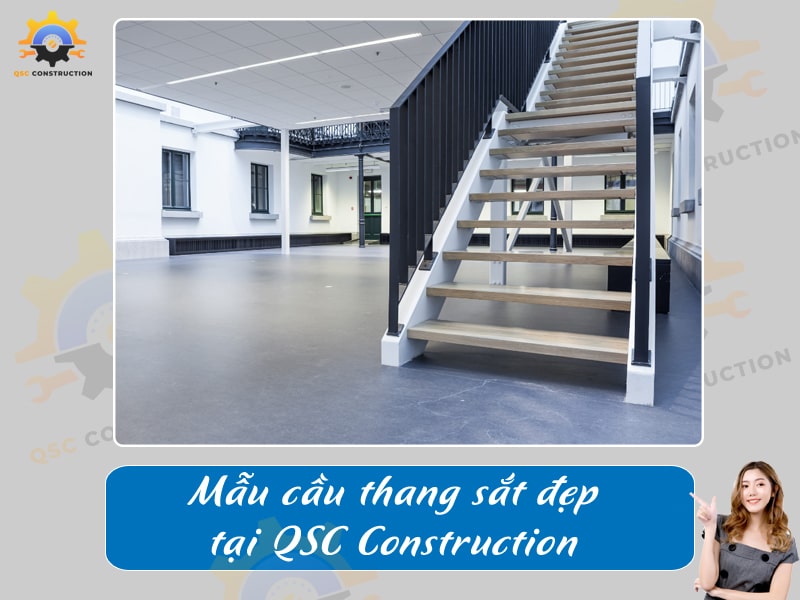Báo giá, thi công cầu thang sắt tại Hà Nội giá tốt [200+ mẫu mới]