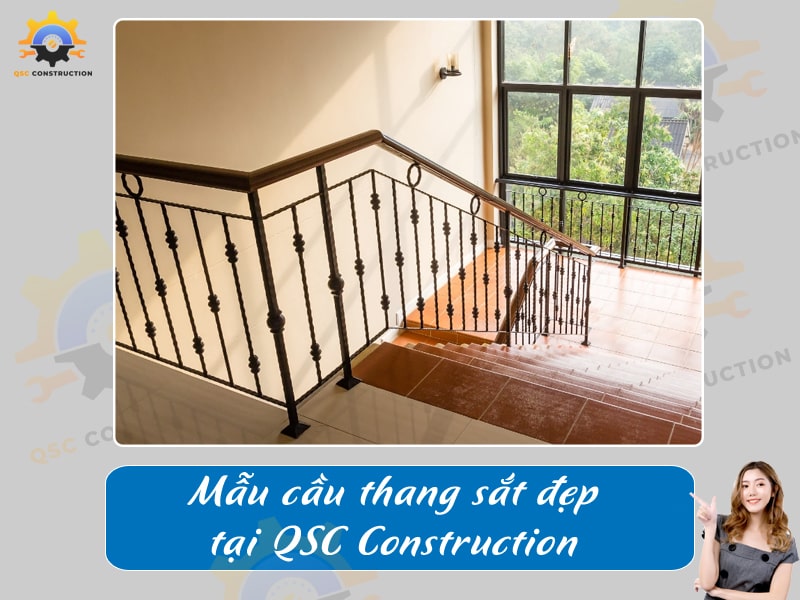 Báo giá, thi công cầu thang sắt tại Hà Nội giá tốt [200+ mẫu mới]