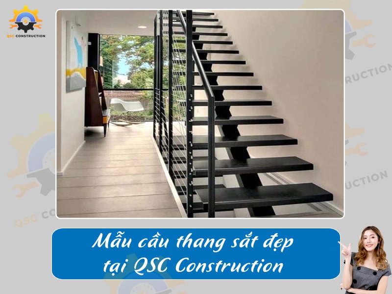 Báo giá, thi công cầu thang sắt tại Hà Nội giá tốt [200+ mẫu mới]