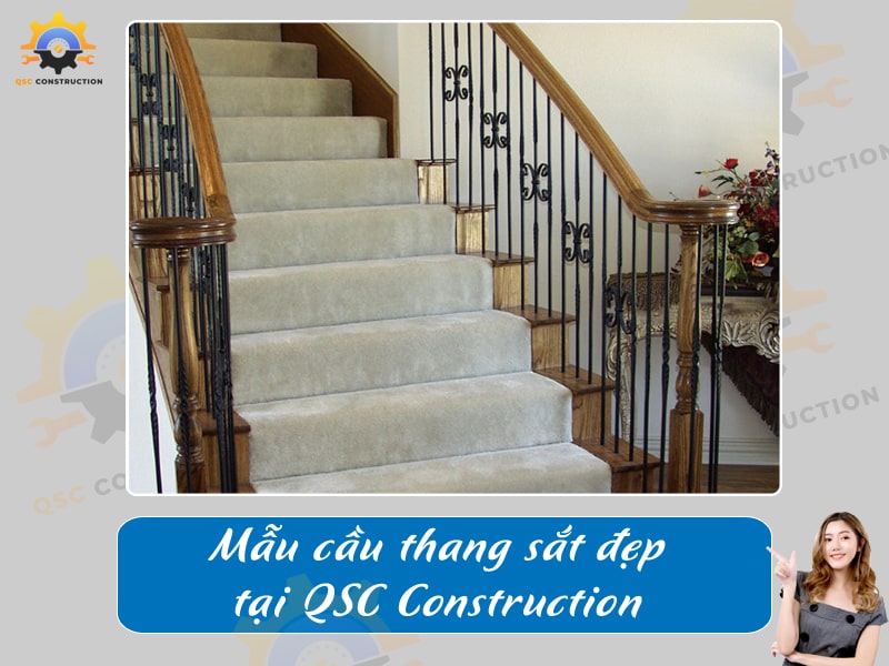 Báo giá, thi công cầu thang sắt tại Hà Nội giá tốt [200+ mẫu mới]