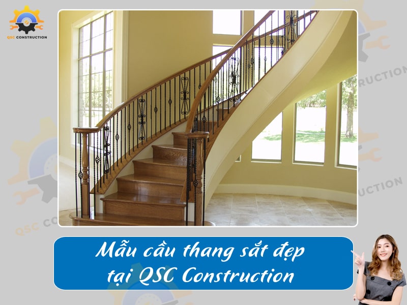 Báo giá, thi công cầu thang sắt tại Hà Nội giá tốt [200+ mẫu mới]