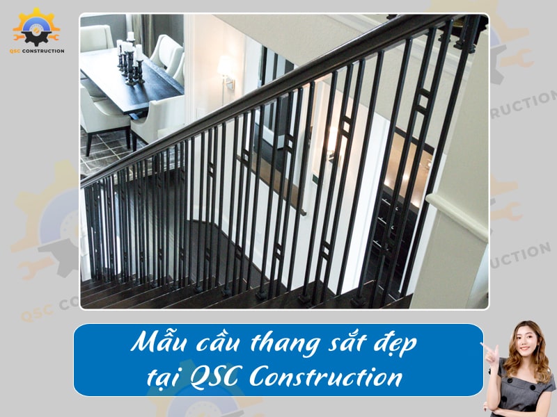 Báo giá, thi công cầu thang sắt tại Hà Nội giá tốt [200+ mẫu mới]