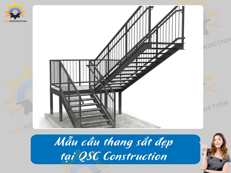 Báo giá, thi công cầu thang sắt tại Hà Nội giá tốt [200+ mẫu mới]