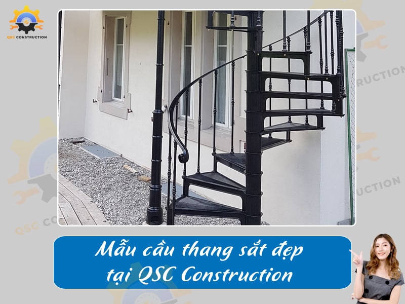 Báo giá, thi công cầu thang sắt tại Hà Nội giá tốt [200+ mẫu mới]