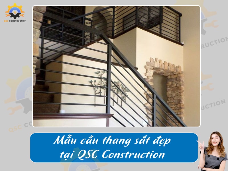 Báo giá, thi công cầu thang sắt tại Hà Nội giá tốt [200+ mẫu mới]