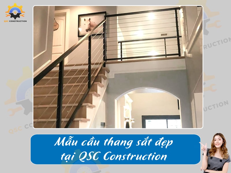 Báo giá, thi công cầu thang sắt tại Hà Nội giá tốt [200+ mẫu mới]