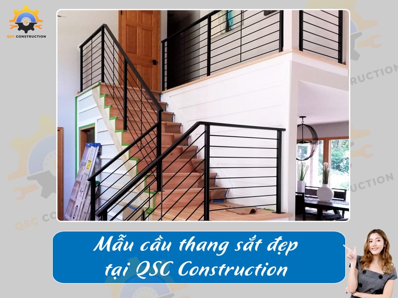 Báo giá, thi công cầu thang sắt tại Hà Nội giá tốt [200+ mẫu mới]
