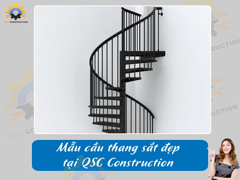 Báo giá, thi công cầu thang sắt tại Hà Nội giá tốt [200+ mẫu mới]