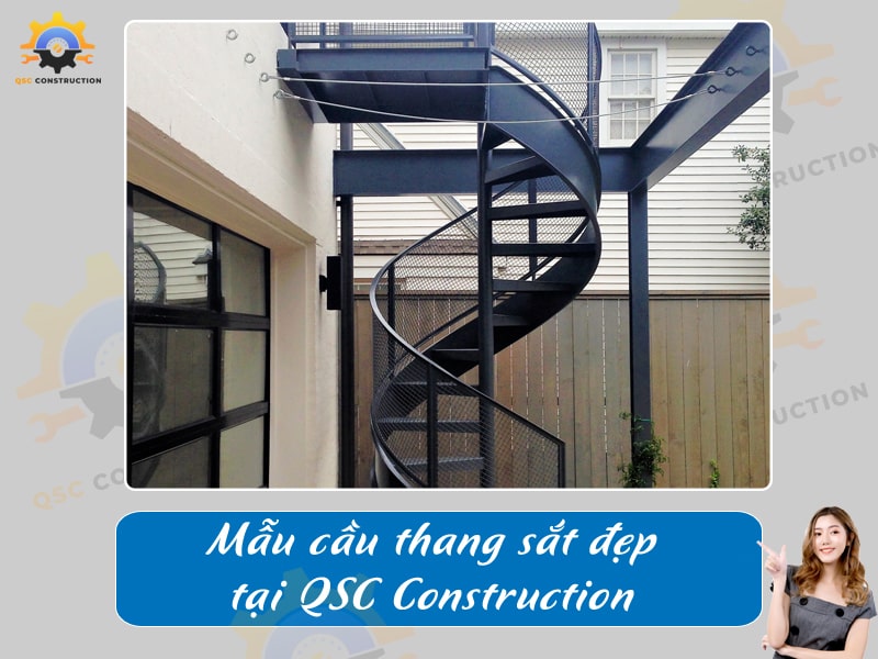 Báo giá, thi công cầu thang sắt tại Hà Nội giá tốt [200+ mẫu mới]