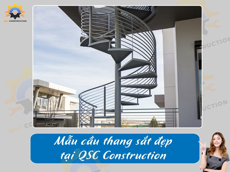 Báo giá, thi công cầu thang sắt tại Hà Nội giá tốt [200+ mẫu mới]