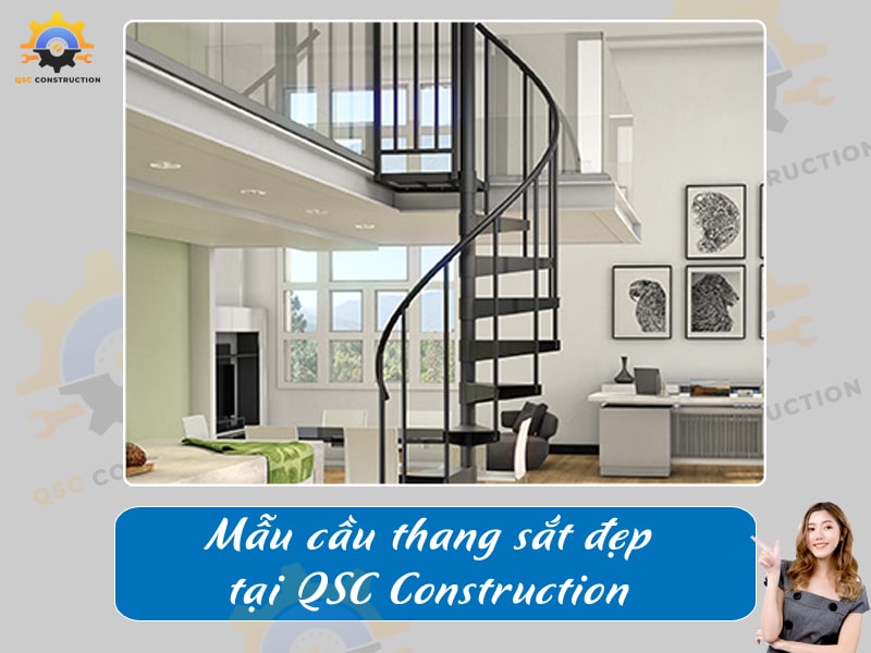 Báo giá, thi công cầu thang sắt tại Hà Nội giá tốt [200+ mẫu mới]