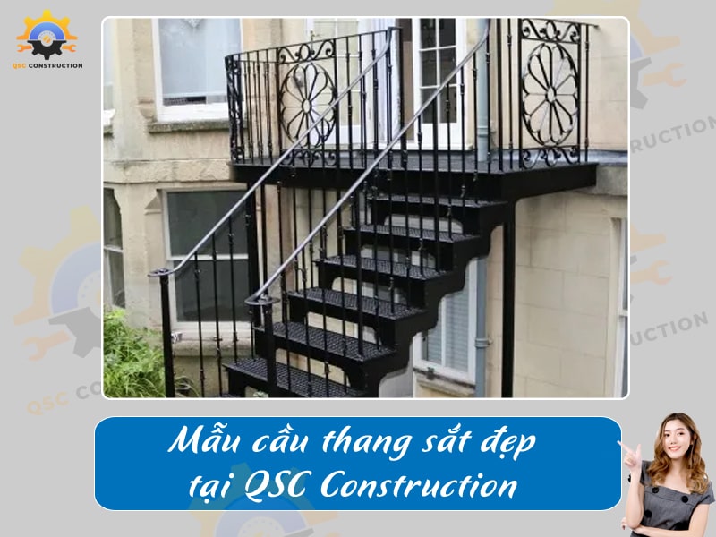 Báo giá, thi công cầu thang sắt tại Hà Nội giá tốt [200+ mẫu mới]
