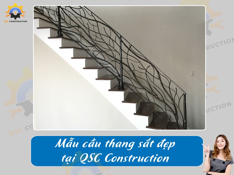 Báo giá, thi công cầu thang sắt tại Hà Nội giá tốt [200+ mẫu mới]