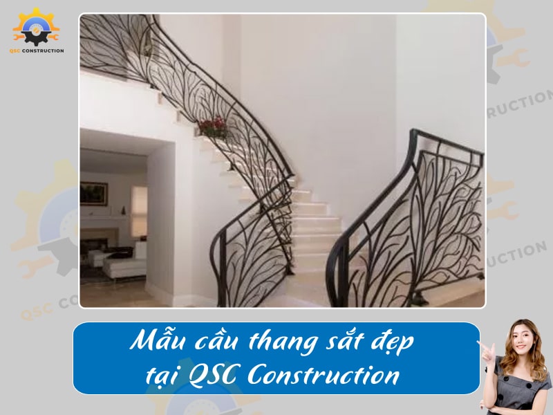 Báo giá, thi công cầu thang sắt tại Hà Nội giá tốt [200+ mẫu mới]
