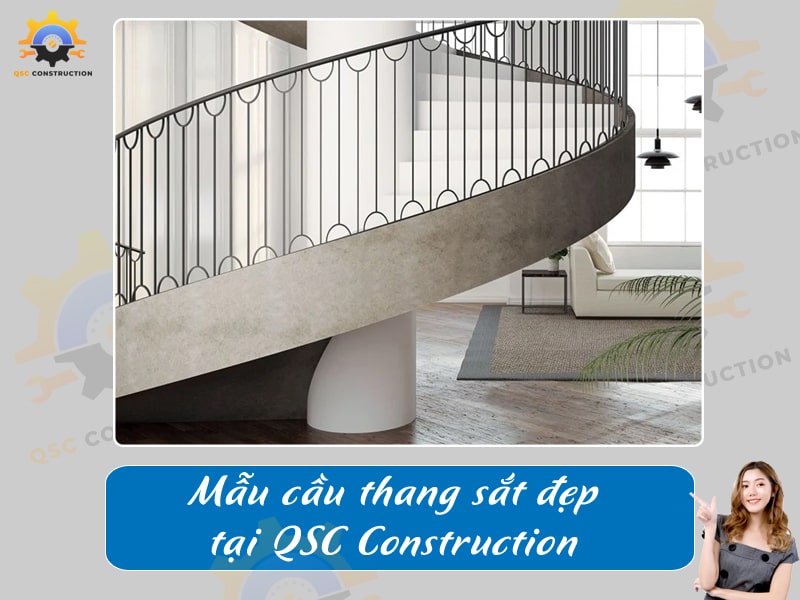 Báo giá, thi công cầu thang sắt tại Hà Nội giá tốt [200+ mẫu mới]
