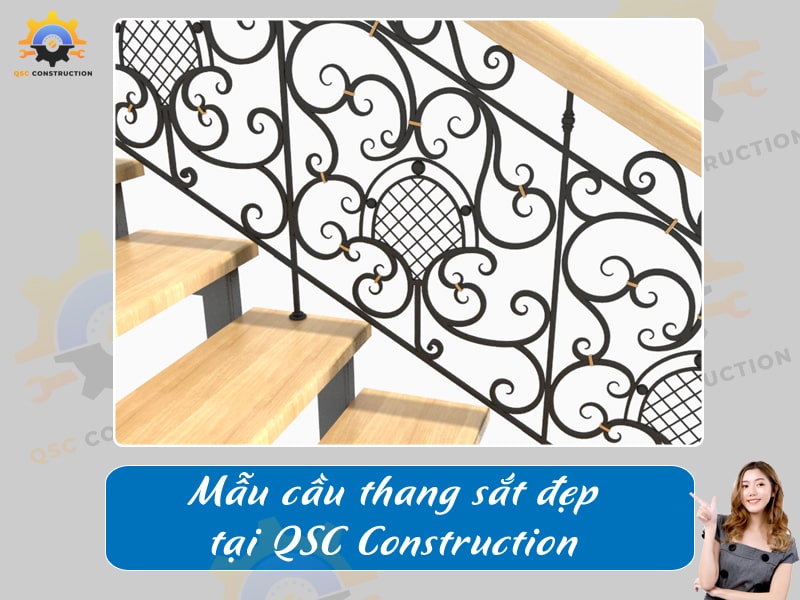 Báo giá, thi công cầu thang sắt tại Hà Nội giá tốt [200+ mẫu mới]