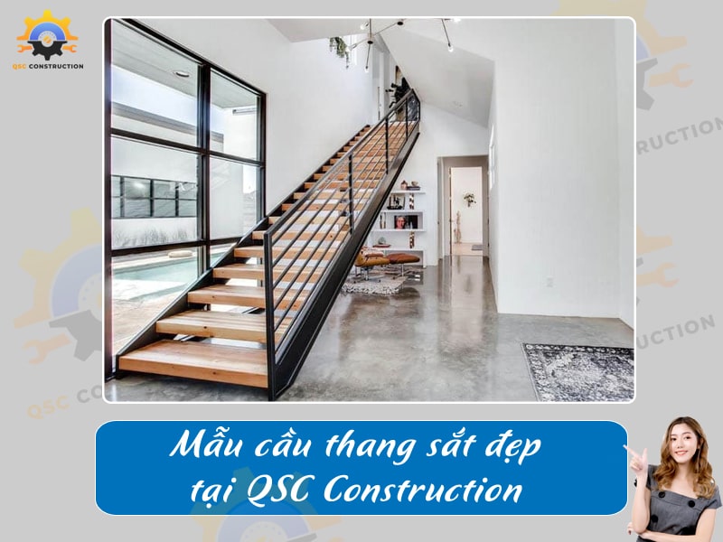 Báo giá, thi công cầu thang sắt tại Hà Nội giá tốt [200+ mẫu mới]