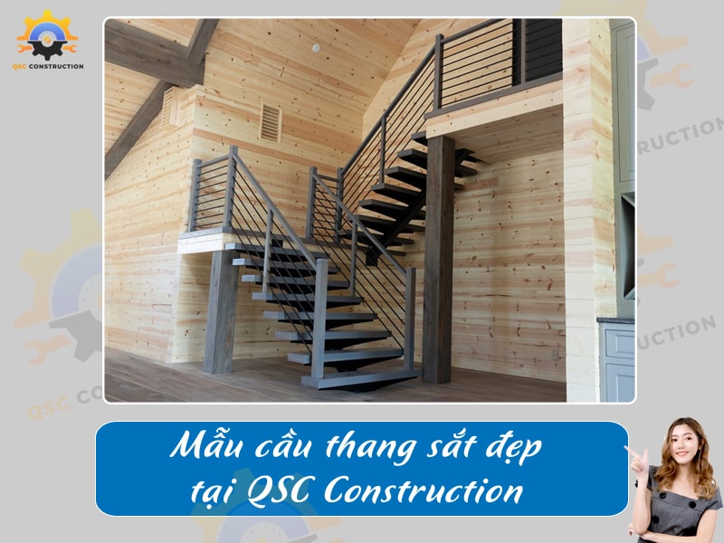 Báo giá, thi công cầu thang sắt tại Hà Nội giá tốt [200+ mẫu mới]