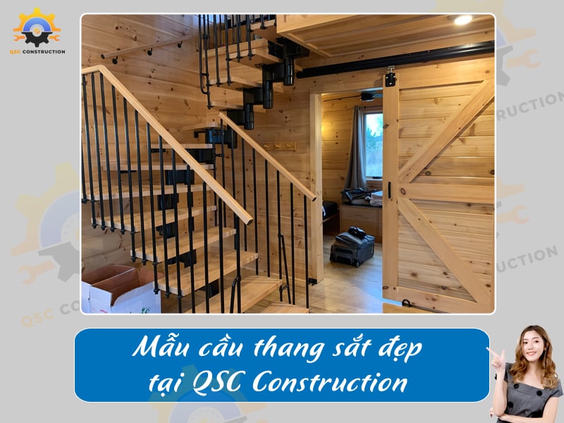 Báo giá, thi công cầu thang sắt tại Hà Nội giá tốt [200+ mẫu mới]