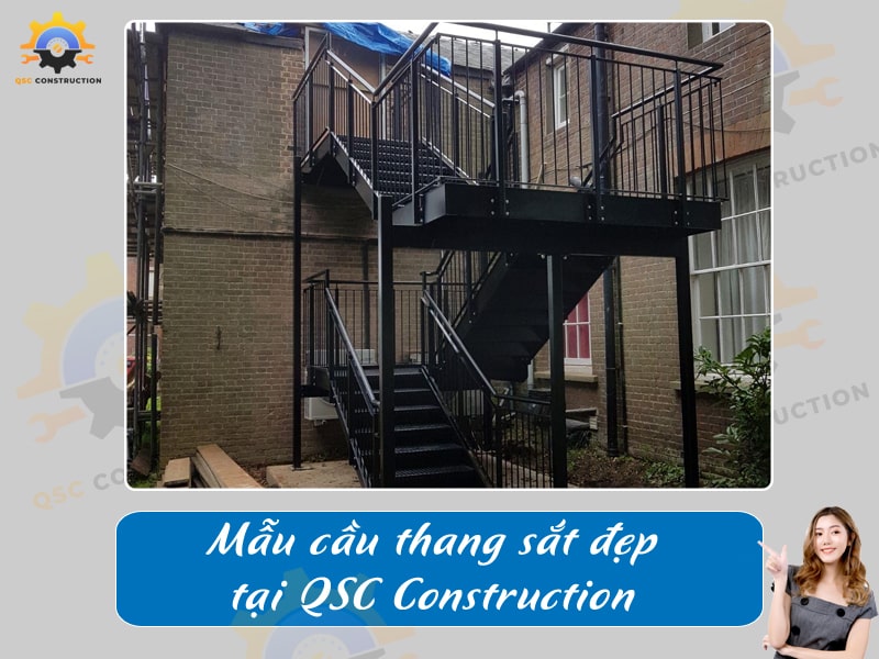 Báo giá, thi công cầu thang sắt tại Hà Nội giá tốt [200+ mẫu mới]