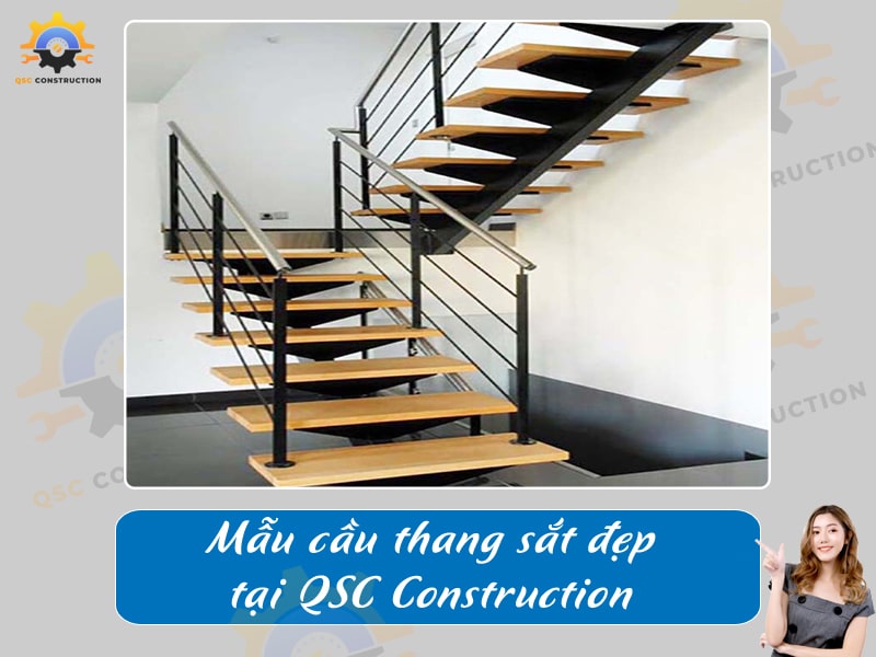 Báo giá, thi công cầu thang sắt tại Hà Nội giá tốt [200+ mẫu mới]