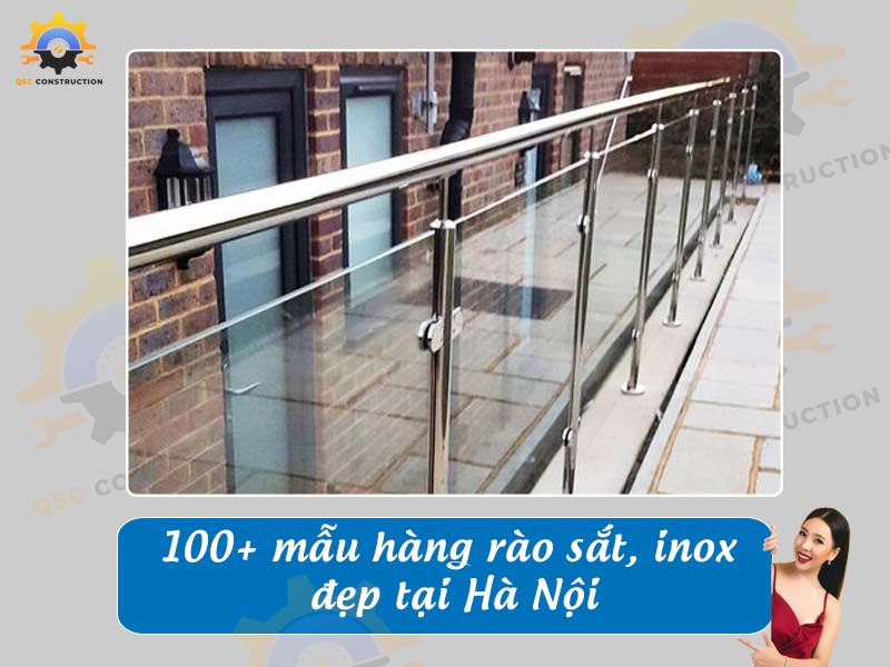 Tổng hợp báo giá 100+ mẫu hàng rào sắt, inox đẹp tại Hà Nội