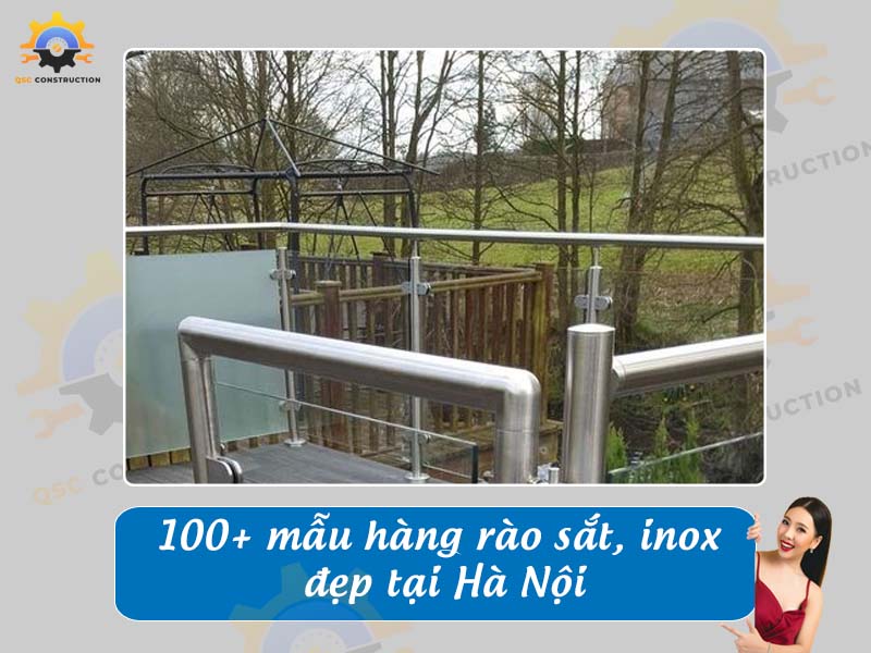 Tổng hợp báo giá 100+ mẫu hàng rào sắt, inox đẹp tại Hà Nội