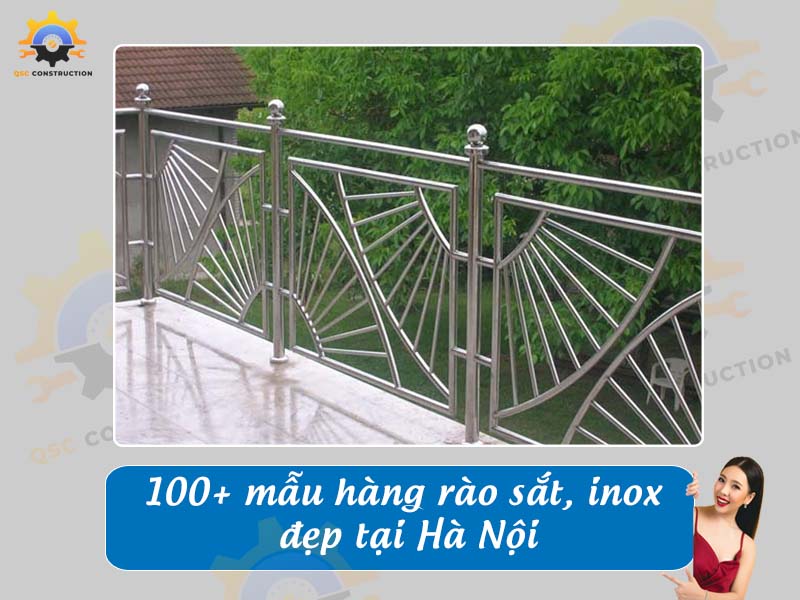 Tổng hợp báo giá 100+ mẫu hàng rào sắt, inox đẹp tại Hà Nội