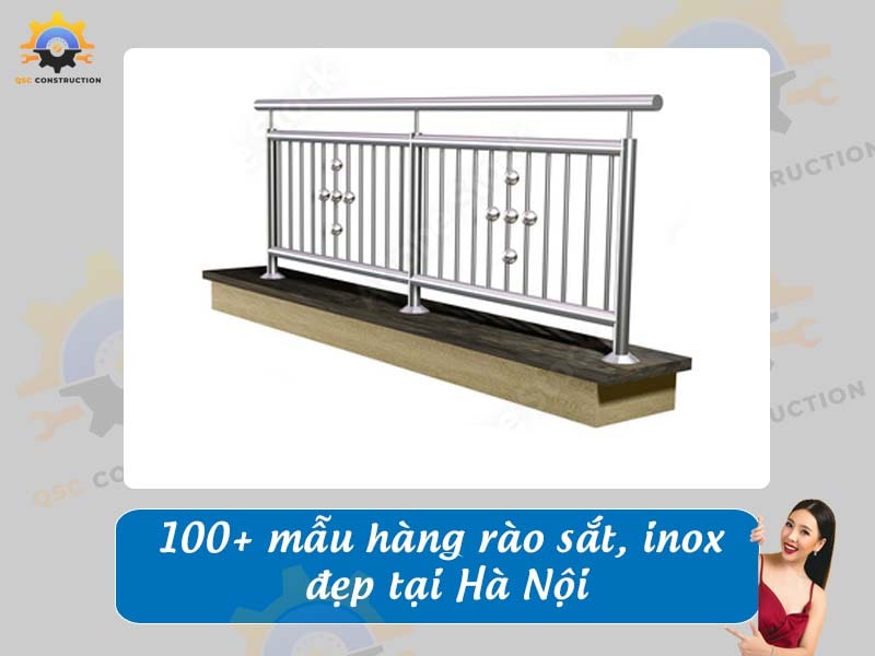 Tổng hợp báo giá 100+ mẫu hàng rào sắt, inox đẹp tại Hà Nội