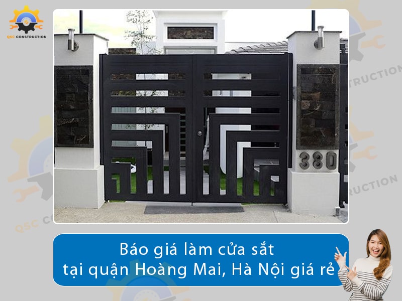 Báo giá làm cửa sắt tại Hoàng Mai, Hà Nội giá tốt