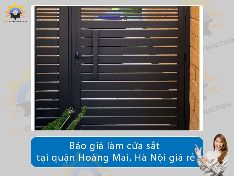 Báo giá làm cửa sắt tại Hoàng Mai, Hà Nội giá tốt
