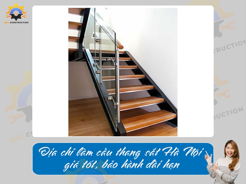 Địa chỉ làm cầu thang sắt Hà Nội giá tốt, bảo hành dài hạn