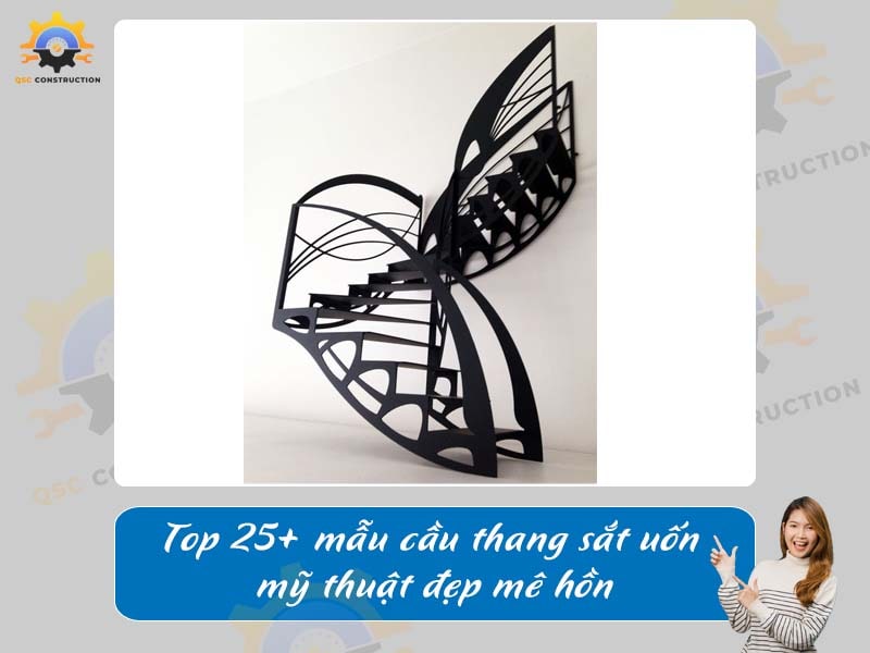 Top 25+ mẫu cầu thang sắt uốn mỹ thuật đẹp mê hồn