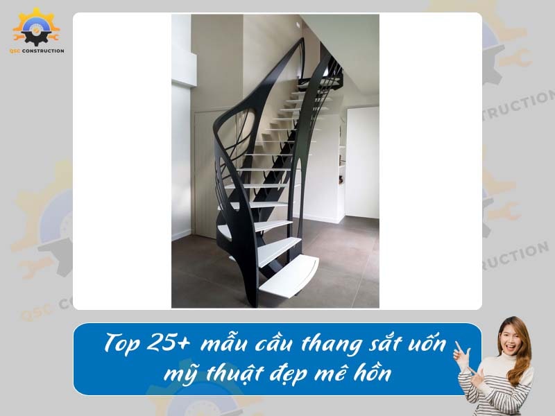 Top 25+ mẫu cầu thang sắt uốn mỹ thuật đẹp mê hồn