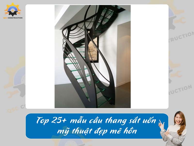 Top 25+ mẫu cầu thang sắt uốn mỹ thuật đẹp mê hồn