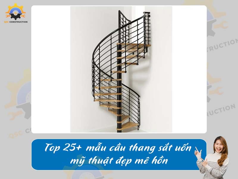 Top 25+ mẫu cầu thang sắt uốn mỹ thuật đẹp mê hồn