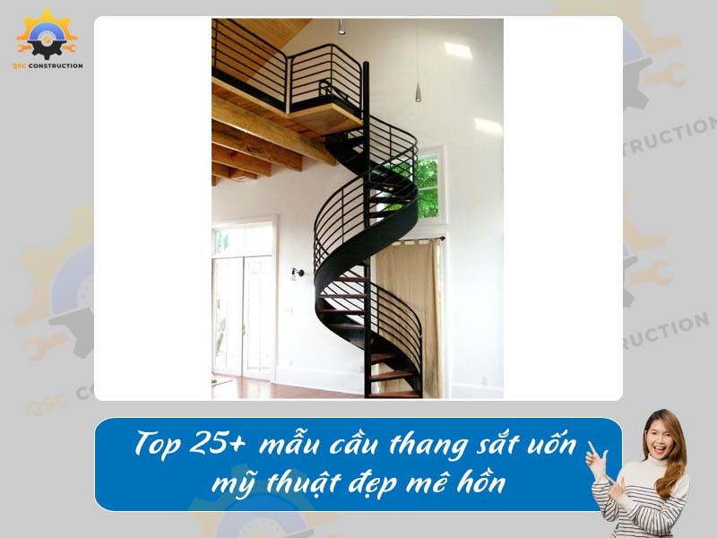 Top 25+ mẫu cầu thang sắt uốn mỹ thuật đẹp mê hồn