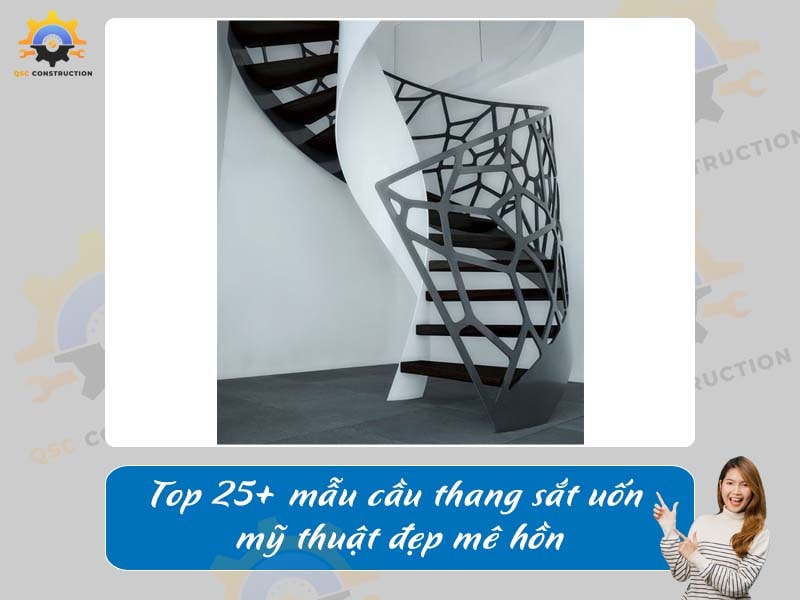 Top 25+ mẫu cầu thang sắt uốn mỹ thuật đẹp mê hồn