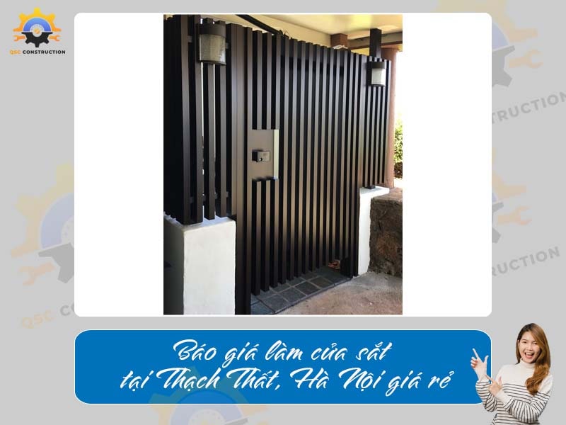Báo giá làm cửa sắt tại Thạch Thất, Hà Nội giá rẻ