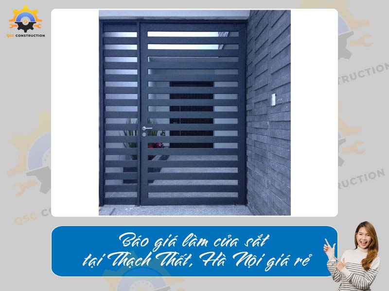 Báo giá làm cửa sắt tại Thạch Thất, Hà Nội giá rẻ